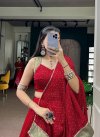 Lnb1710 Satin Chiffon Bandhej Print Navratri Lehenga Choli